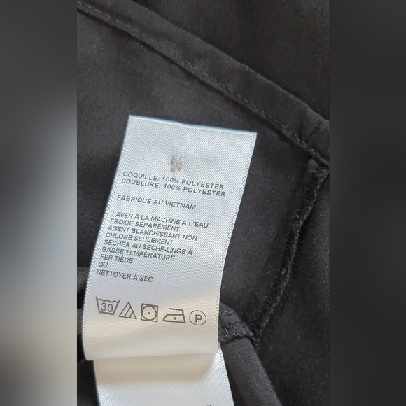 Laundry by Shelli Segal Blouse Women's 8 Black & White Twinkle Star Long-sleeved - Picture 12 of 16